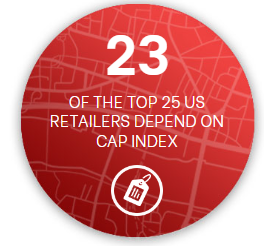 23 of top 25 retailers trust CAP